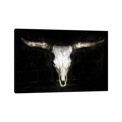 Cow Skull by PHBurchett - Wrapped Canvas Print