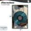 Musicien et disque bleu, estampe numérique, design par Franklyn Gregory-130759369-130759371