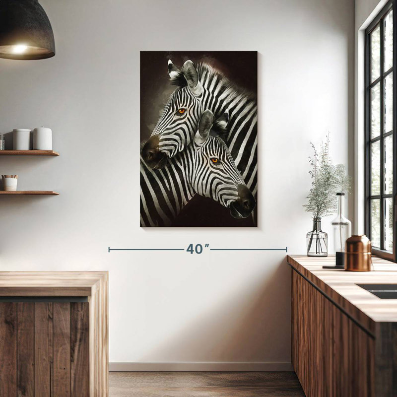 Brampt Zebra Hug, 39" H x 26" W