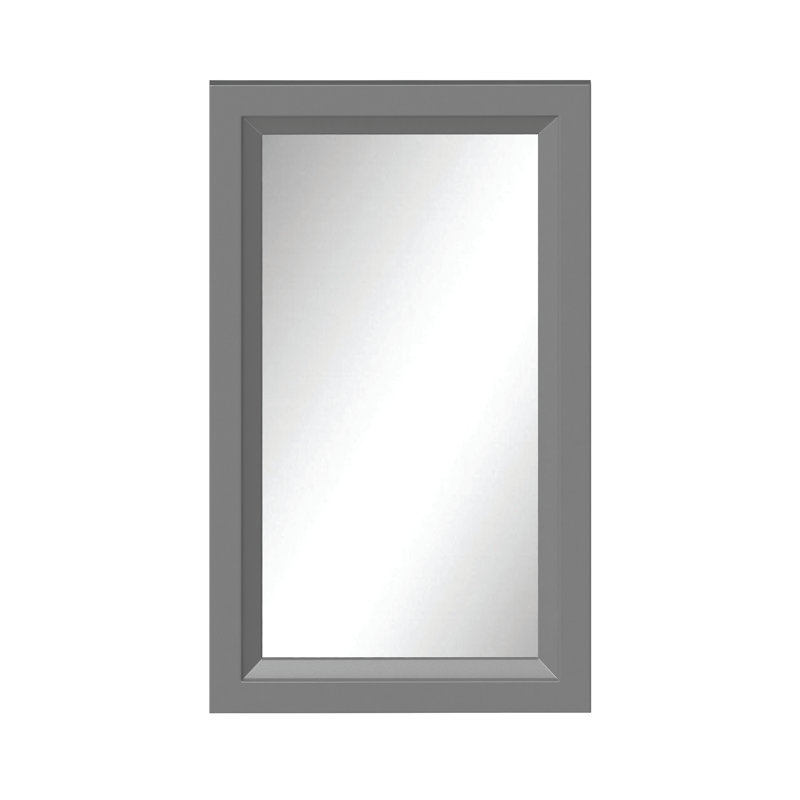 Miroir blanc mat 16,3 / 8 "x H 27" MagickWoods Kingsgate, Gris