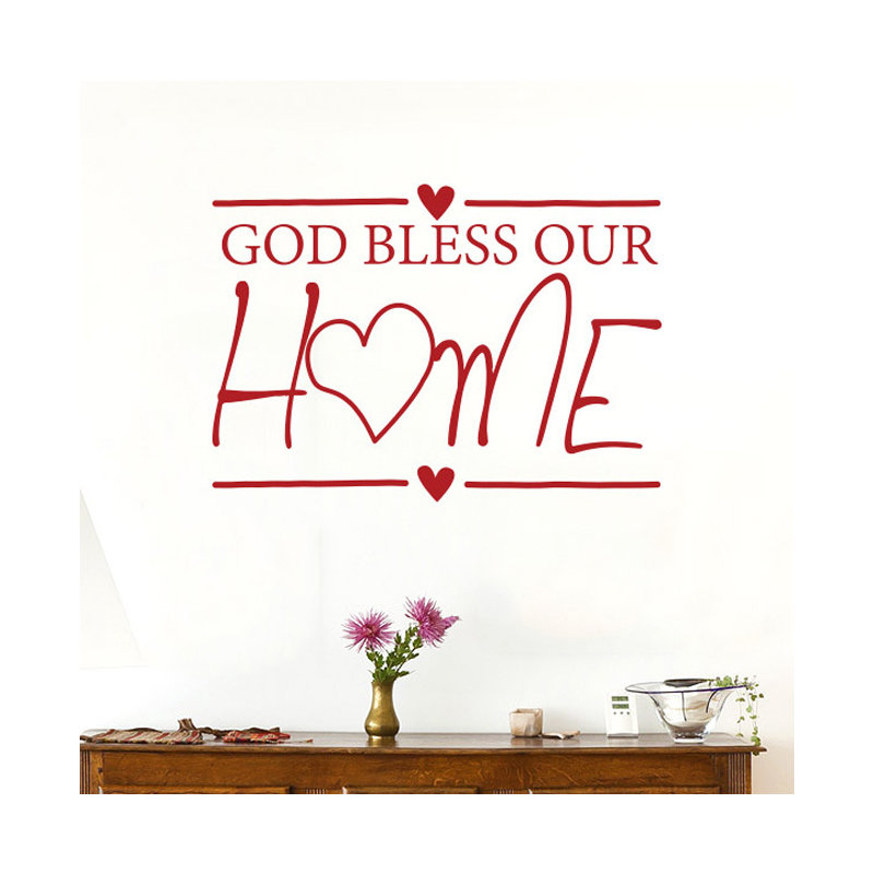 Wall Decal, Large, Dark Red