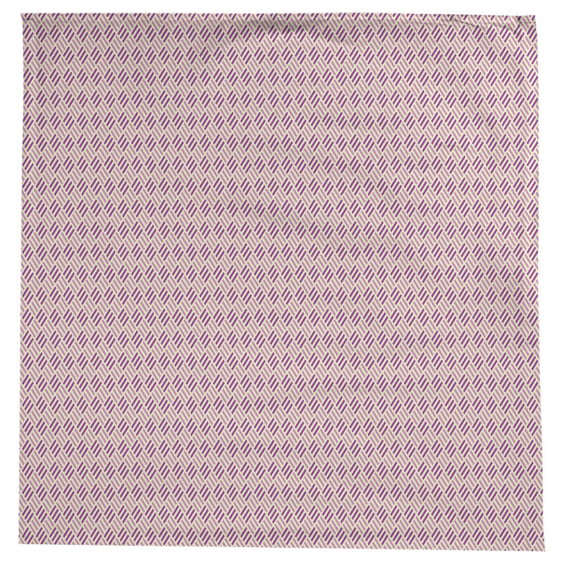 Leffel Stripe Diamonds Tablecloth, Mauve