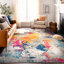 Noires Abstract Ivory/Gray/Blue Area Rug-1120477870