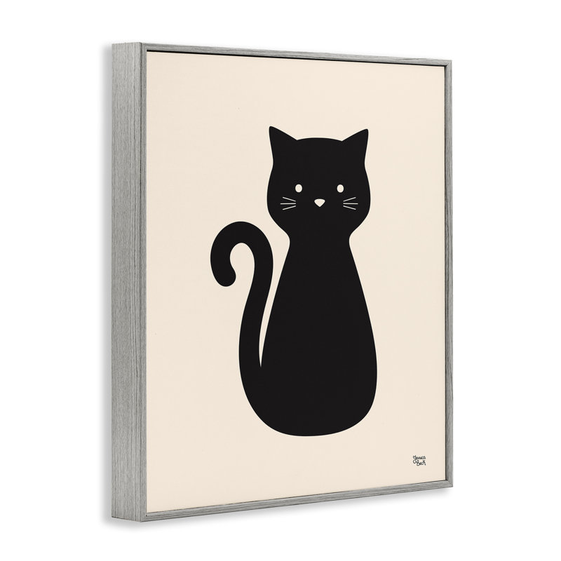 «Feline Grace», chat noir, estampe numérique par Jessica Beck, Estampe numérique Farmhouse, H 14 po x l 11 po