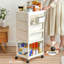 Poussette de rangement - 4 couches (tabouret non inclus)