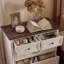 Armoire de chevet élégante avec 5 tiroirs et finition grain de bois Auserine-2024648064
