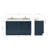 Partham 61" Double Bathroom Vanity Set-1258799919