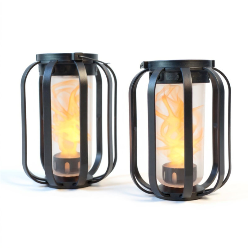 FoxFlame Modern Flame Lantern, 2pk, 2 Pack