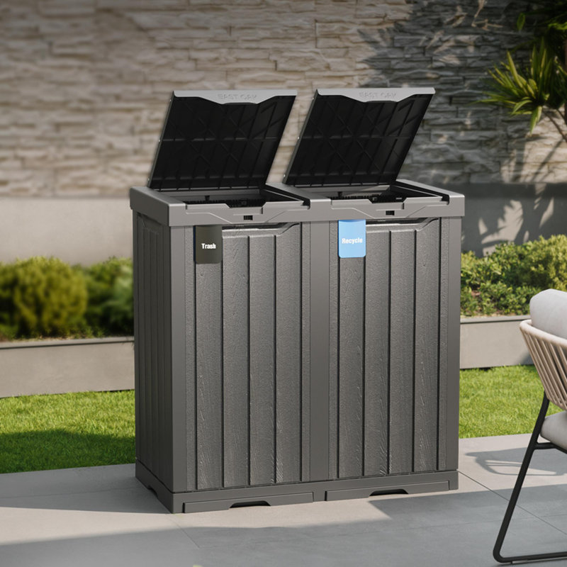 62 Gallon Outdoor Trash Can