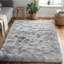 Tapis gris et blanc pour salon Men Room Carpet 4X6-85870295