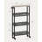 Slim Rolling Cart 5 Tier Storage Cart Narrow Cart with Handles, Metal Frame-113673957-113673958