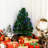 2. Tall Pre-Lit Douglas Fir Tabletop Artificial Christmas Tree With Realistic Branches, Fibre Optic LED Lights And 85 Tips,