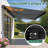 Motorized Retractable Patio Awning with Polyester Fabric & Aluminum Frame-123027372