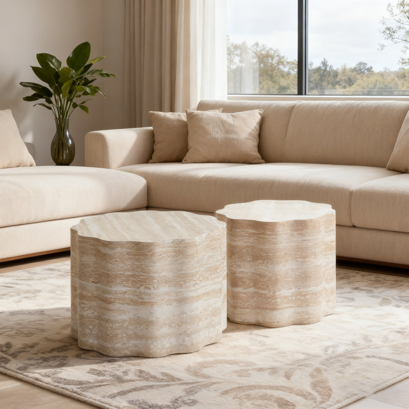 Tables basses rondes  