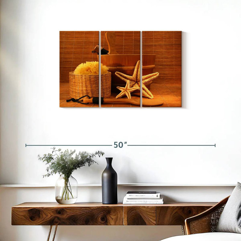 Sauna Essentials, 20" H x 33" W