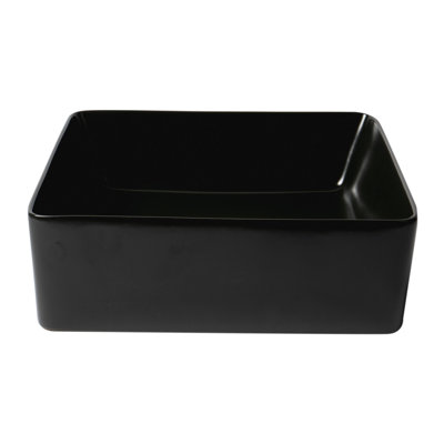 Alfi Brand 15.13'' Ceramic Square Bathroom Sink