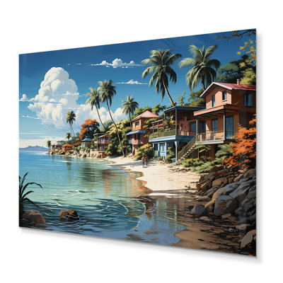 Beach Tropical Vibes - Beach Metal Wall Decor