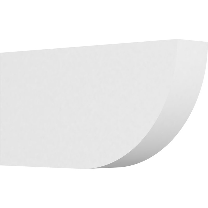 Standard Durham Architectural Grade PVC Rafter Tail, 8"H x 3"W x 16"D