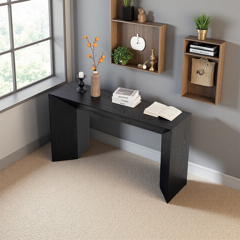 Console moderne minimaliste, H 31,5 po x l 55,12 po x P 11,81 po