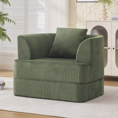 69.3'' Compression Convertible Sleeper Chair