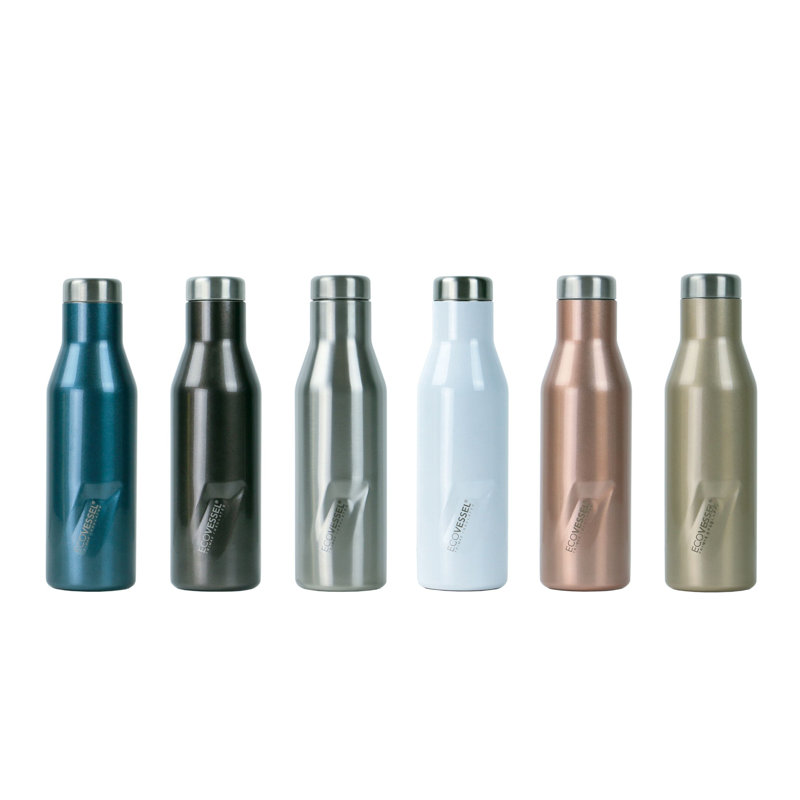 EcoVessel Stainless Steel Travel Mug, Gold, 473ml