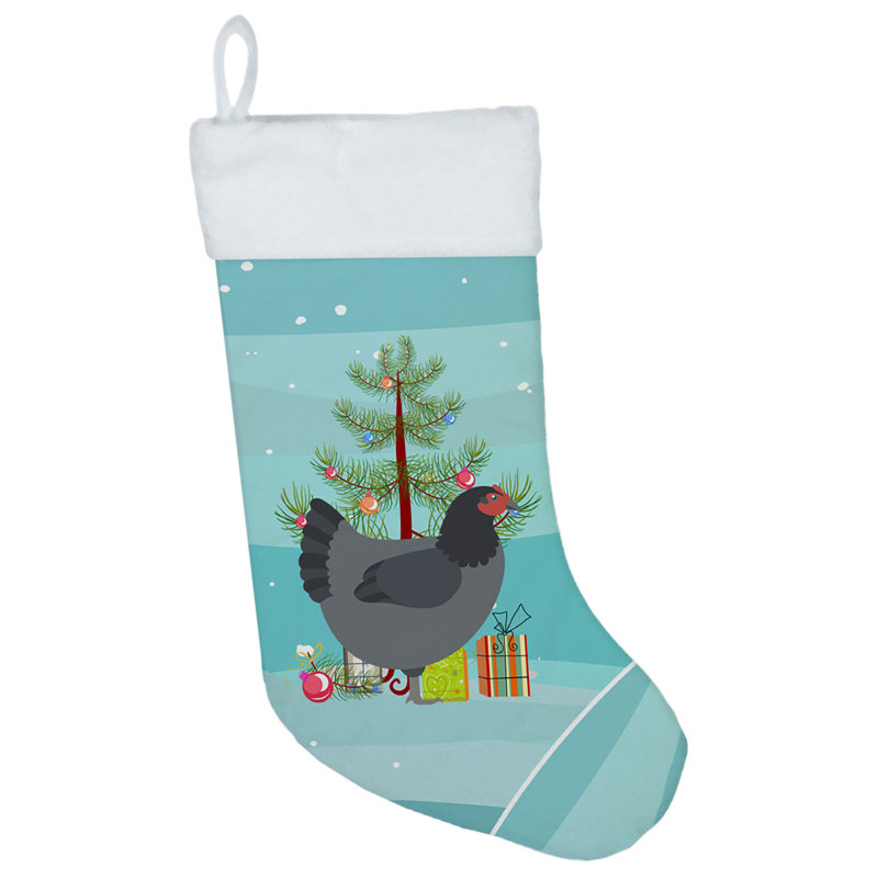 Chaussette de noël noël géante en jersey