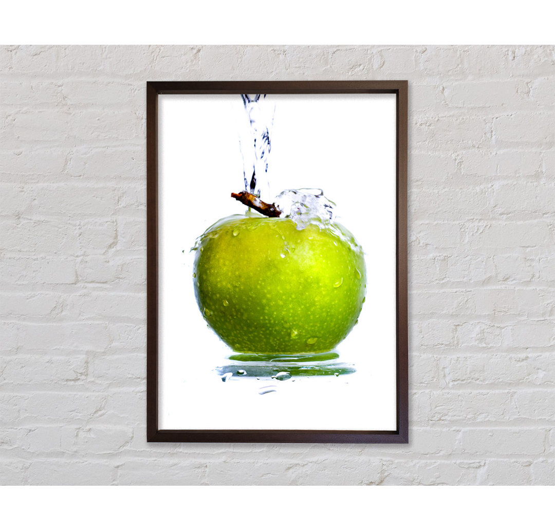 Apple Waterfall - Einzelner Bilderrahmen Kunstdrucke auf Leinwand