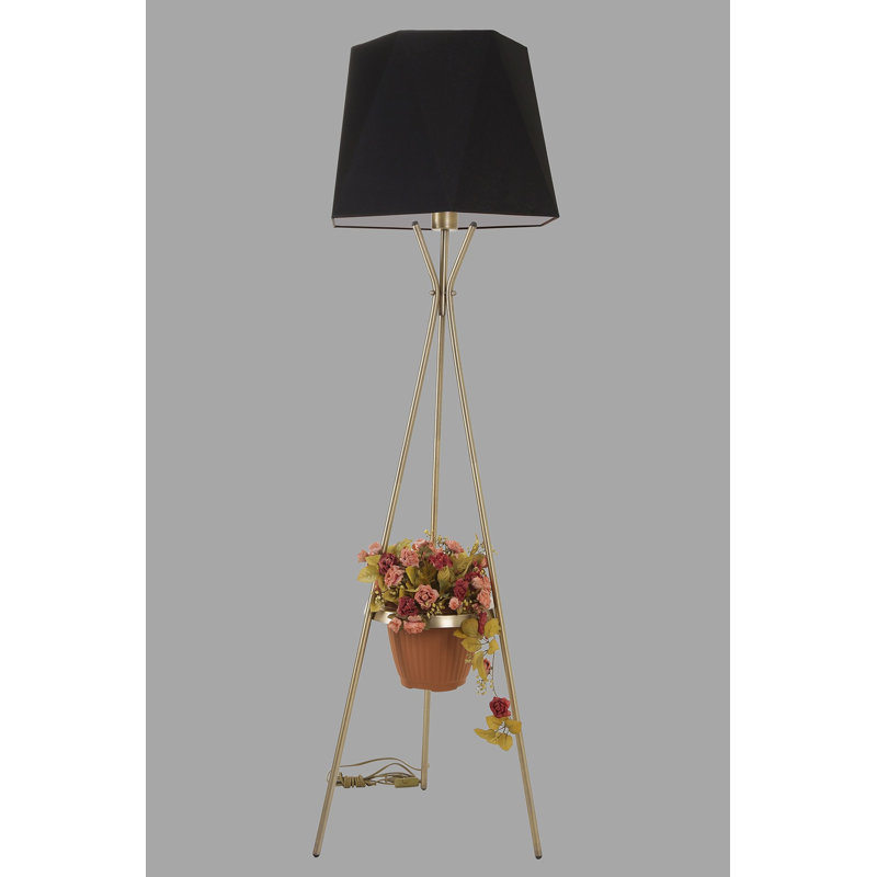 Lampe trépied 65 po Horicon, Noir