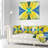 Yellow Fractal Stained Glass - Abstract Printed Pillow-30628769-30628765