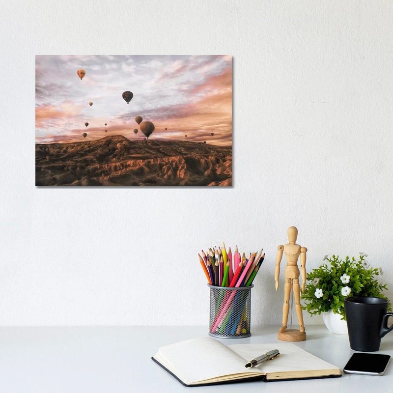 Cappadocia Hot Air Balloon by Ayse Yorgancilar - Photograph on Canvas, Wrapped Canvas, 20.32cm H x 30.48cm W x 1.91cm D