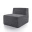 Canapé modulaire en chenille sans accoudoirs 94,5 po Magness-267305794