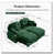 Vert + 2 sièges + 2 chaises