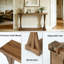 160cm Solid Wood Console Table