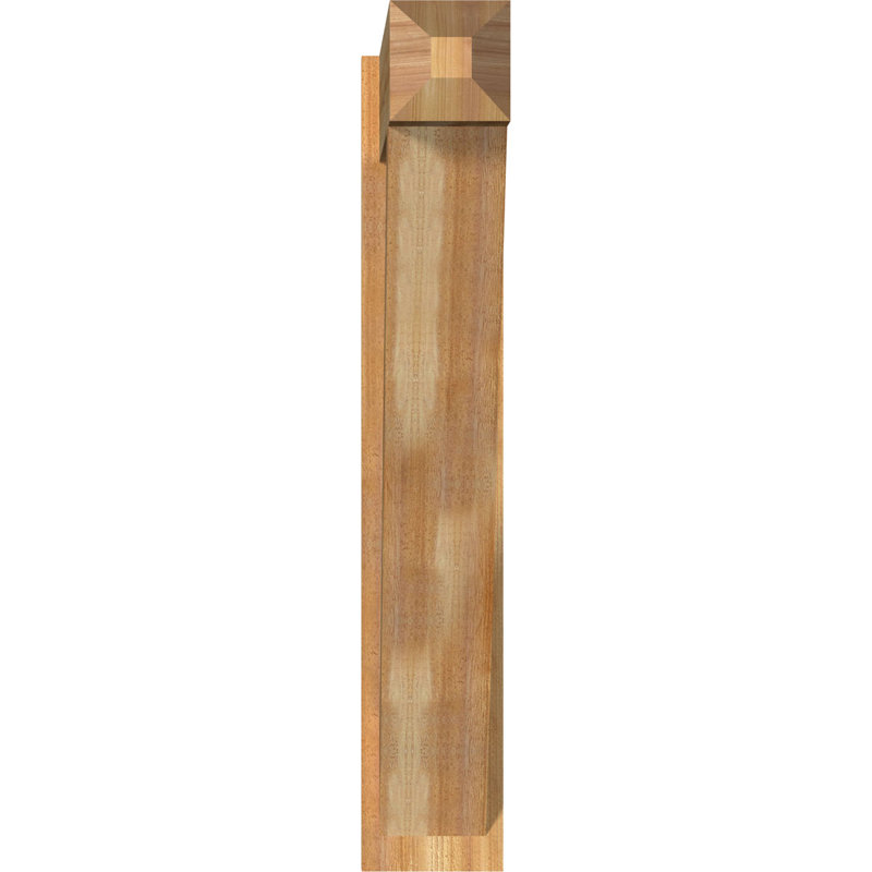 Artisan traditionnel en bois rustique, P 38 po x H 46 po, Cèdre rouge de l'Ouest de 8 po (sciage brut)