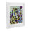 «Floral Tapisserie Abstraction», reproduction sous verre encadrée, conception par Lee Ann Zirbes