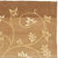 Tapis brun en laine touffeté à la main French Tapis-1172607
