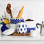 Santorini Geometric Ceramic / Porcelain Jar