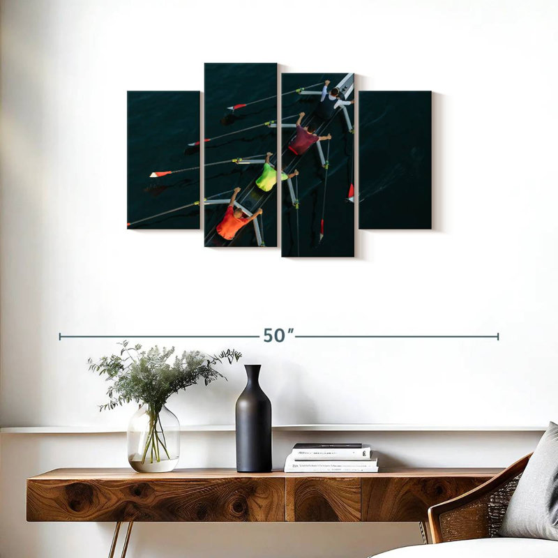 Senne Rowing Crew, 22" H x 36" W