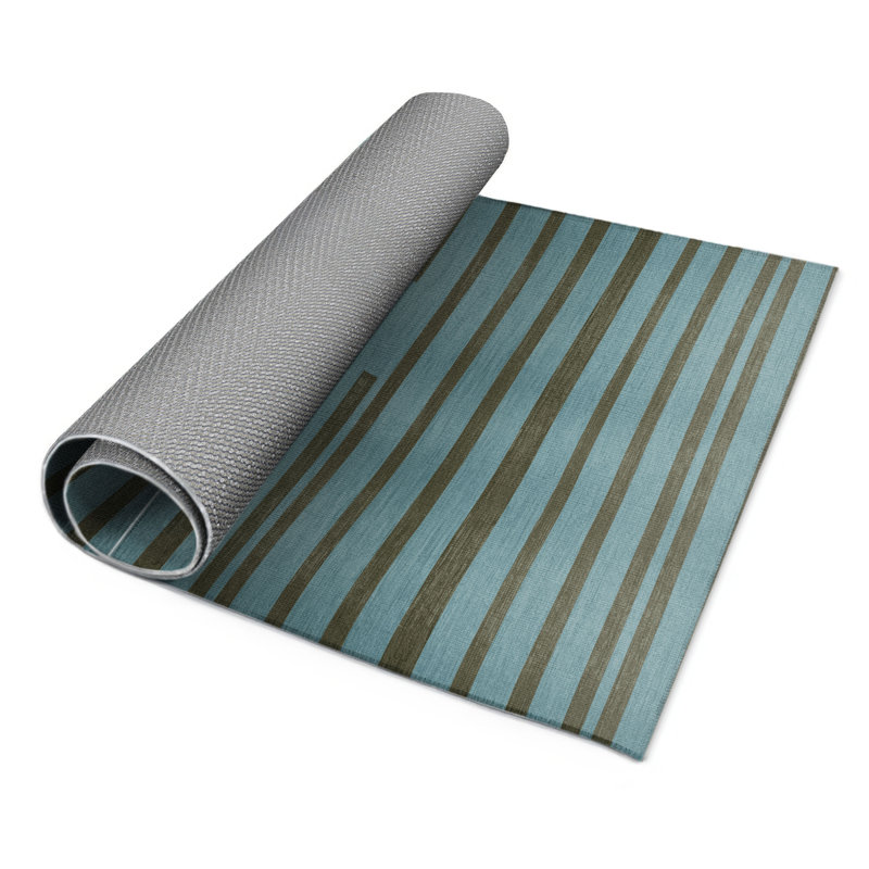 Tapis intérieur / extérieur gris HorizontalStripes