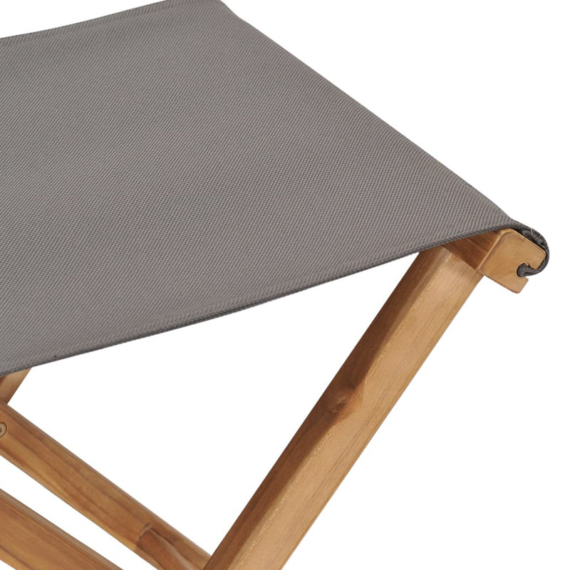 Alkmaar Folding Camping Stool, Grey