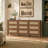 57.8" W 9-Drawer Dresser for Bedroom, Rattan Storage Dresser -Brown-191488231-185826605