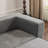 Chenille Convertible Sectional Sofa Sleeper with 3 Ottomans-1748690512