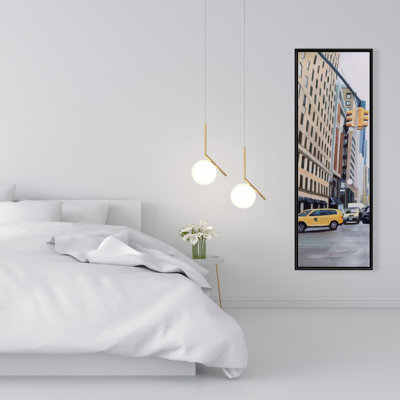 Gray Living Room Canvas - Travel in New York | Home Decor