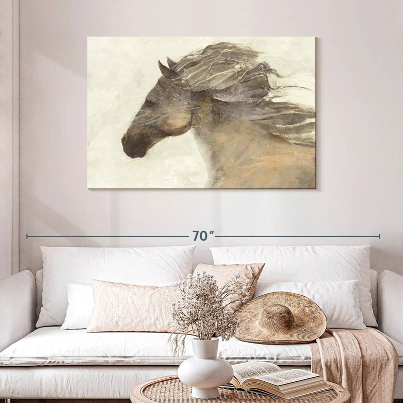 Brampt Abstract Horse, 30" H x 45" W