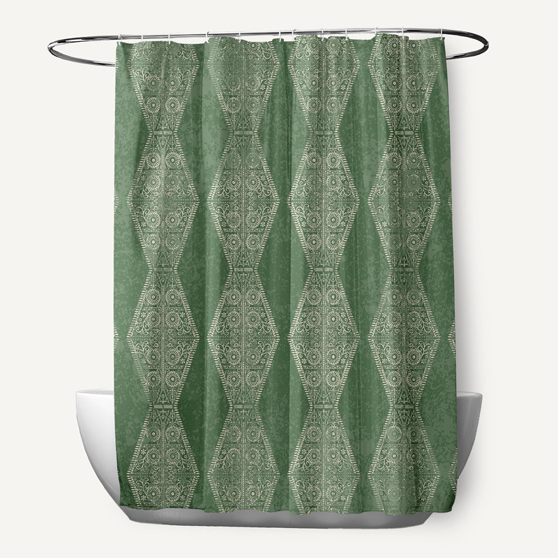 Rideau de douche Harrel, Vert