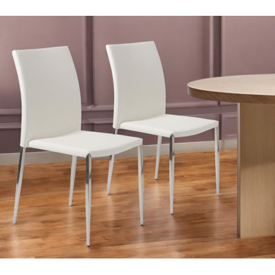Chaise d'appoint en cuir Jemaya