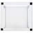 Washing Machine Pedestal with Pull-Out Shelf White