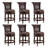 Elveria Classic Upholstered Bar Stools With Wooden Frame And Nailhead Trim-106913305-106913304-106913306