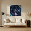 Art mural en métal bleu-1719311850