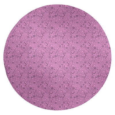 Tapis de zone rose classic